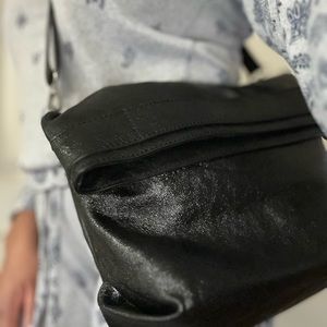 BORSE IN PELLE genuine Italian Leather crossbody bag.